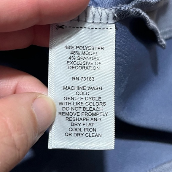 NWT Cable & Gauge Hoodie Tunic Dress Top Short Sleeve Size Medium - Picture 7 of 9